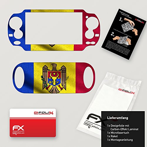 Sony PlayStation Vita Design Skin Flag of Moldova Налепница за декорации за PlayStation Vita
