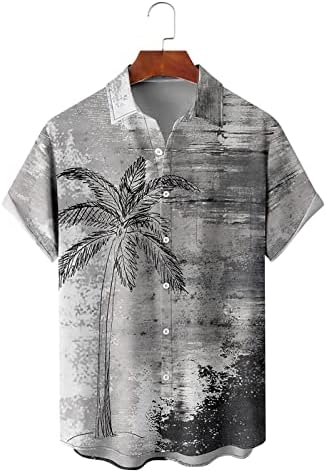 XXBR 2023 3Д печатено сликарство Флорална хавајска кошула мажи жени исклучуваат јака гроздобер улична машка кошула вратоврска