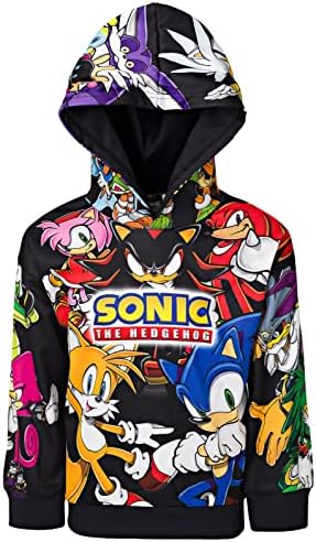 Sega Tails Sonic The Hedgehog Shadow Fleece Pullover Hoodie Litter Kid To Big Kid