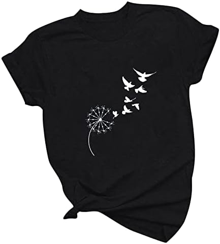 Comigeewa маици за тинејџери мажи летни есенски печати за кратки ракави врвови жени жени маж 2023 облека трендовски KJ
