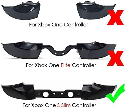 Замена на копчето за активирање на копчето Niegamey LB RB Bumper за контролорот на Xbox One S Slim
