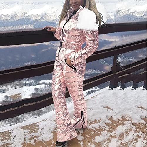 Фафан Плус Големина Womenот Палто Жени Цврсти Обични Дебели Топла Сноуборд Скијачки Отворено Спортски Патент качулка Надолу