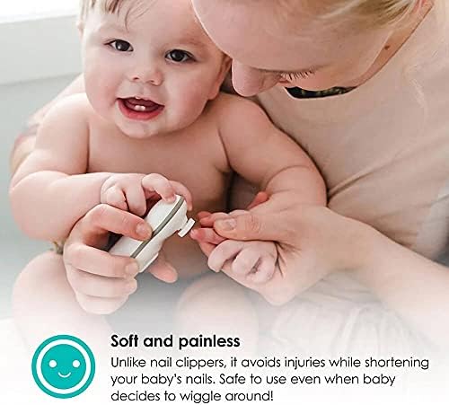 bblév-Trimé + 4 Заменски Пакети-Електрични Машинки За Нокти за Новороденче до Дете-2 Прекинувач За Брзина, Нежни и Тивки Нокти За Нокти И Нокти-Со