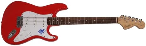 Маркус Кинг потпиша автограм со целосна големина Црвена фендер Електрична гитара Ел Дорадо ЈСА Коа