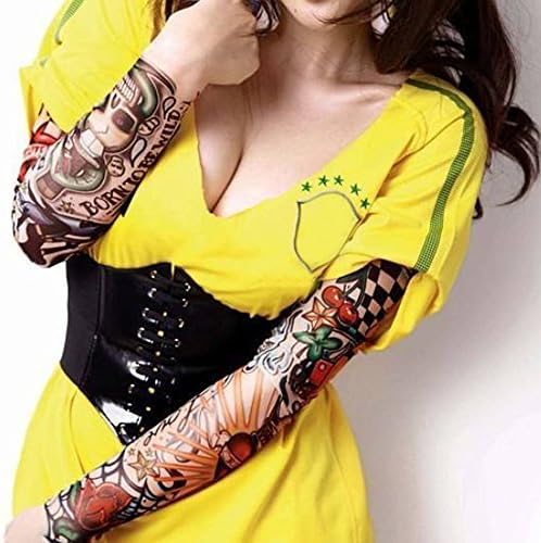 На Ракавите Мода Лизга Сончање 6 парчиња Комплет Привремена Унисекс Рака Тетоважа Додатоци За Еднократна Употреба Лице Ролна