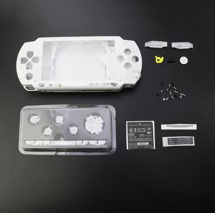 Нова замена на целосна куќичка на обвивката за куќиште со завртки за завртки за копче за PSP 1000 PSP1000