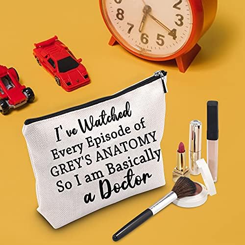 ТВ -шоу TSOTMO инспириран подарок смешен доктор шминка торба ТВ -шоу подарок Јас ја гледав секоја епизода од ТВ -шоу, така што во основа сум доктор