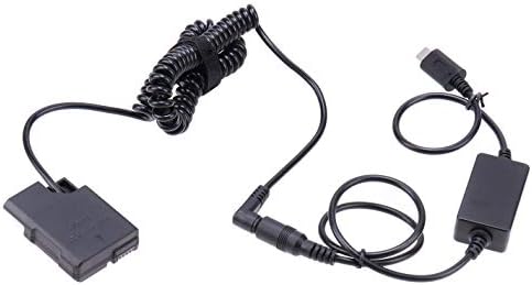 FOTGA Power Bank USB Type-C адаптер за напојување со EN-EL14 Dummy Батерија за Nikon D3100 D3200 D3300 D3400 D3500 D5100 D5200 D5300 D5500 DF