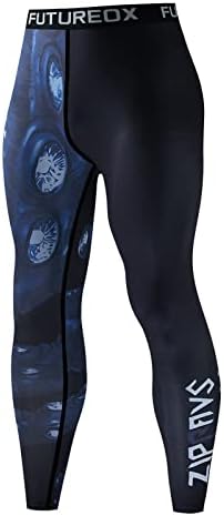 Панталони за термичка компресија на мажите на FMCHICO, атлетски хулахопки и спортски хеланки, дното на слојот на зимски грешки