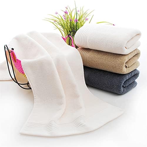 N/A 34 * 76cm памучни крпи за лице бело каки крпа за коса за возрасни, за мијалник, високи апсорбирачки хотел, чисти дебели крпи