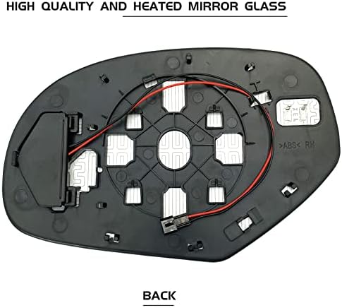 Патнички десна страна загреана огледало за замена на стаклото за стакло Chevy Chevrolet Silverado Silverande Suburban GMC Sierra Yukon