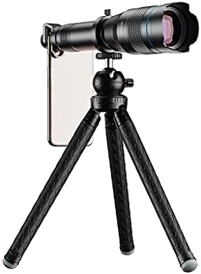 HNKDD 60X Телефонска камера леќи Супер Телефото Зум Монокуларен телескоп за активности на отворено за патувања на плажа спортски мобилен телескоп
