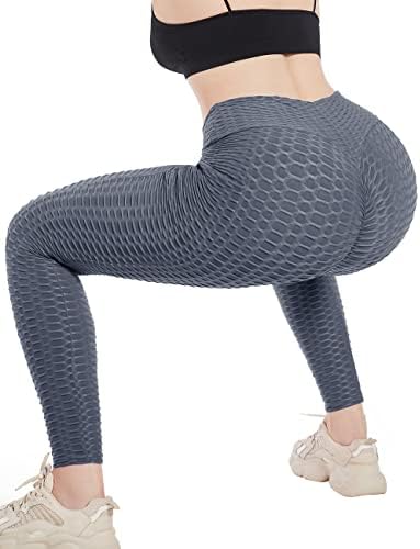 Агростејски женски високи половини јога панталони за контрола на стомак
