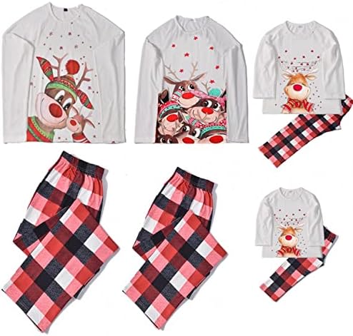 Семејно појавување на Божиќни пижами, Божиќни пижами за семејно појавување сет за појавување на Божиќни ПЈС Зимска облека