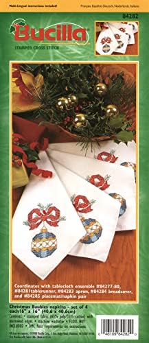 Бучила - Божиќни бомби - печат на салфетки за салфетки со крст 84282