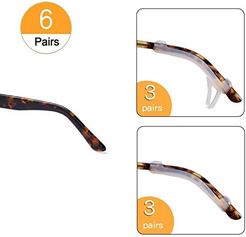 Smarttop очила за уво перниче-анти-лизгачки очила за уши залепени ракави-силикони меки очила за уши кука за кука за мажи жени деца