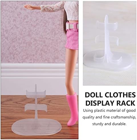 Започнете додатоци за кукли Форма за фустани играчки 10 парчиња фустан од кукли Форма облека облека облека наметка за приказ