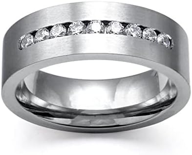 Принцеза пресечен прстен за ангажман сет свадба невестински прстен сет солитер бело гроздобер сребрена годишнина ветувачки прстени