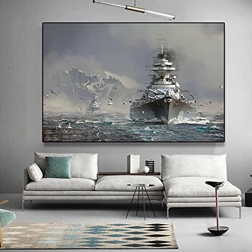 Instarry 5d DIY дијамантски сликарство со голема големина целосна вежба воен брод мозаик ригинестонс вез за домашен wallид украс уметност и