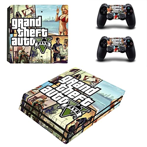 За PS5 Digital - Game Grand GTA Theft и Auto PS4 или PS5 налепница за кожа за PlayStation 4 или 5 конзола и контролори Декларална