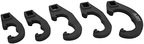 ABN Tie Rod Rod и Pitman Alliation Allate Set - 5 комплет за прилагодување на алатката за прилагодување на шипката за вратоврска и тешки