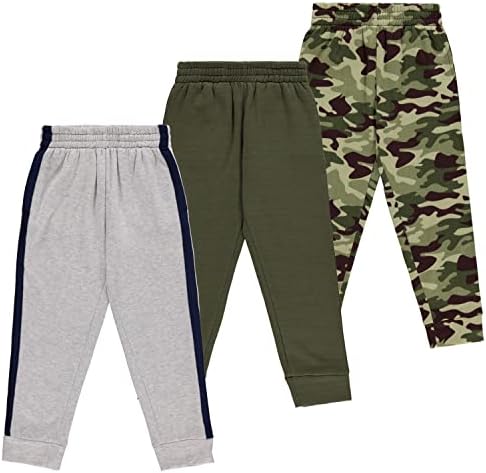 Панталони со момчиња со 3 пакувања Bcool - меки џемпери за училишни, спортови и активности на отворено