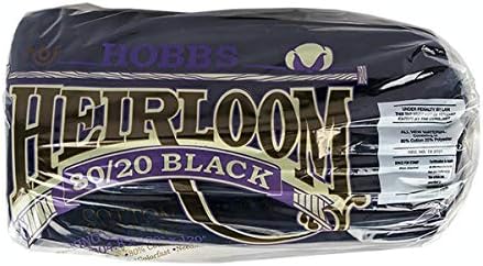 Hobbs DKHL120 Batting Heirlloom Premium Black Cotton Blend, 120 x 120