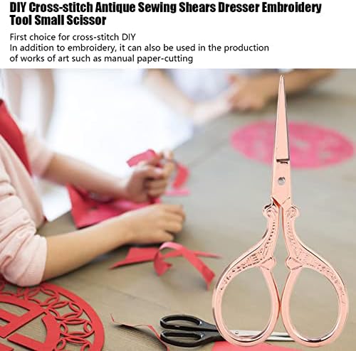 Ножици за шиење, DIY Cross Stitch Antique Swissors Ножици за шиење Алатки за везови мали ножици погодни за работа со вез