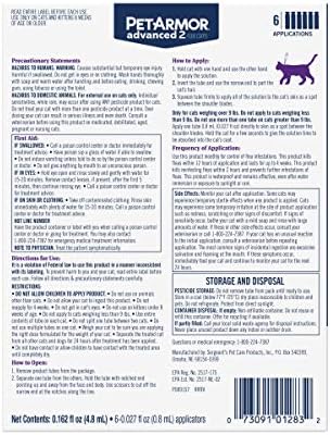 Петармор Напредно 2 Превенција Од Болви За Големи Мачки, 6 Месечно Снабдување