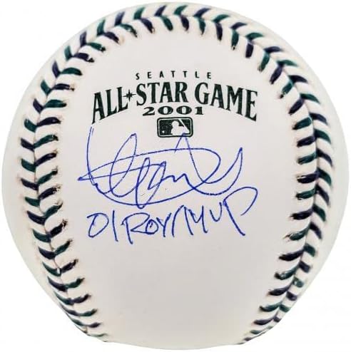 Ichiro Suzuki Autographed Official MLB 2001 All Star Game Baseball Seattle Mariners „01 Roy/MVP“ е холо акции 202065 - Автограмирани бејзбол