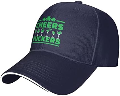 Денот на Свети Патрик капа капа на навивачи ебам капа за мажи бејзбол капи со капи за дизајн