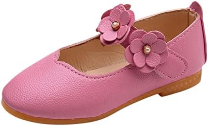 Деца деца бебе девојчиња студент танц сингл цврста боја мека принцеза чевли за деца девојки цветни чевли