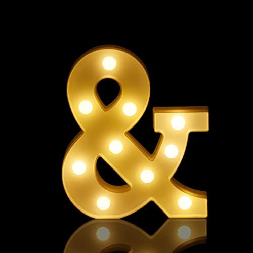 LED знак за светла со букви, светла со батерија, азбучни букви за свадба во спална соба, роденденска забава Божиќна бар декорација на