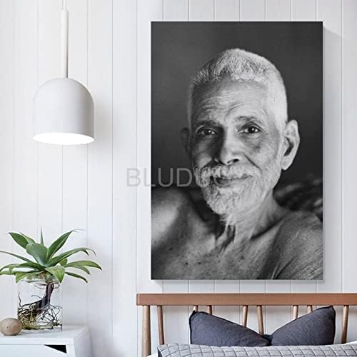 Bludug ramana maharshi портрет масло на платно печати платно за сликање постери и отпечатоци wallидни уметнички слики за дневна соба декор за
