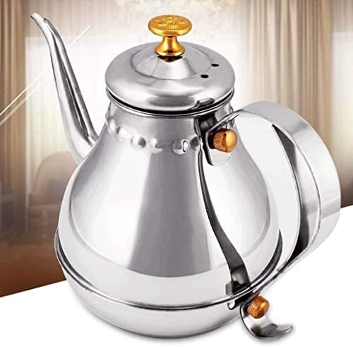 Havefun kettle чајник не'рѓосувачки челик задебелена тенџере со чајник со палата со филтер -меур меур чајник ладилник чајник