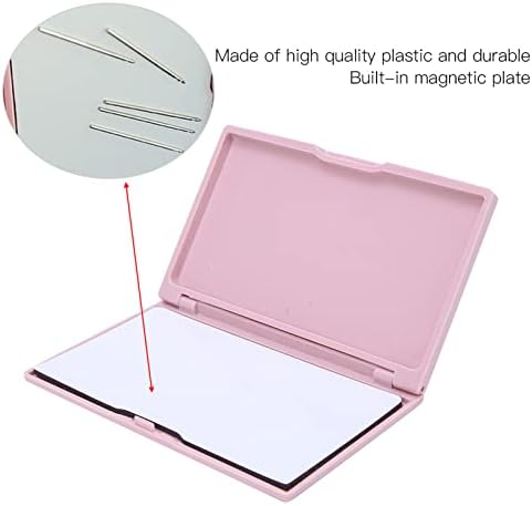 Магнетна кутија за игла, организатор за складирање на игла за шиење, прирачник за држач за игла за шиење, кутија за складирање на пинови