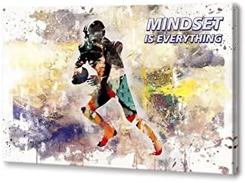 Фудбалски wallидни уметности отпечатоци - Спортска мотивациска wallидна уметност платно Инспиративна понуда Фудбалски постери