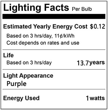 S14 ЦРВЕНА Замена LED Светилки 1w Виолетова LED Жица Сијалица Виолетова Пластика Разнишана Водоотпорна Декоративна Гроздобер Ноќта На Вештерките