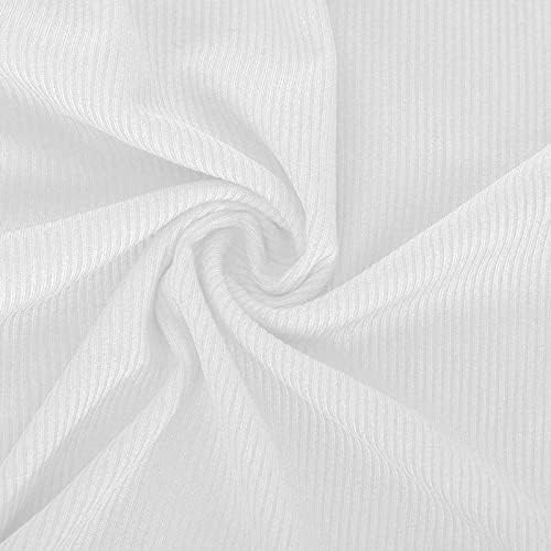 Летна есенска кошула за блуза за жени мода моден краток ракав екипа на екипаж, плетенска хартија за хартија Основна блуза 1Д