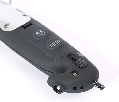 WorkPro W114017 8-во-1 Алатка за одржување и бегство од автомобил-стакло-прекинувач, секач за безбедност, дигитален мерач на гуми,
