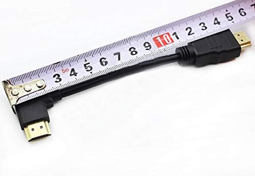 HD HDMI Машки На Машки Лево Лактот Ултра Краток Видео Сигнал Ултра Краток HDMI Тип А м / М Конекција линија