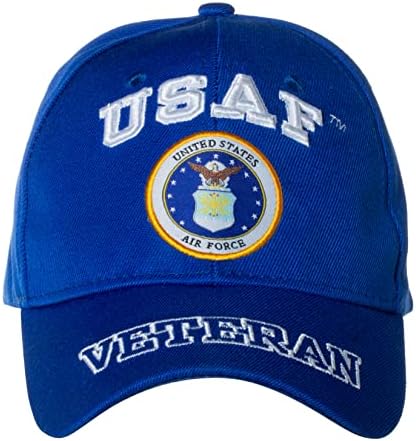 Официјално Лиценциран Ветеран На Воздухопловните Сили На Соединетите Држави Везена Бејзбол Капа
