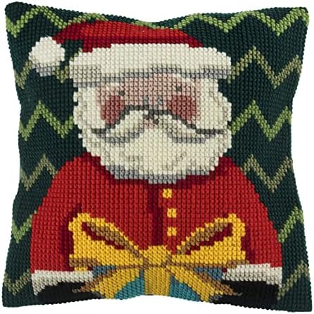 Trimits Cross Stitch Cushion комплет, татко Божиќ, 40 x 40см