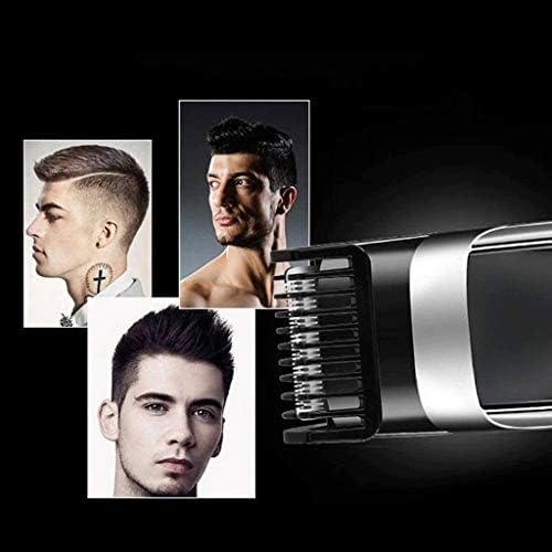 Gfdfd Професионална Електрична Машинка за Коса, USB Електрична Машинка За Коса На Полнење За Мажи, Водоотпорни Ножици За Бричење,