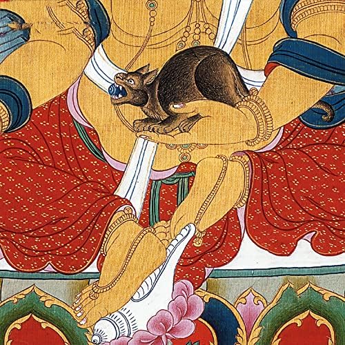 ЗЦБИБТ Тибетски Хуанг Кајшен Тангка Виси Сликарство, Непалски Рачно Печатени Тибетски Бала Декоративно Сликарство, Ф, 1,5 М