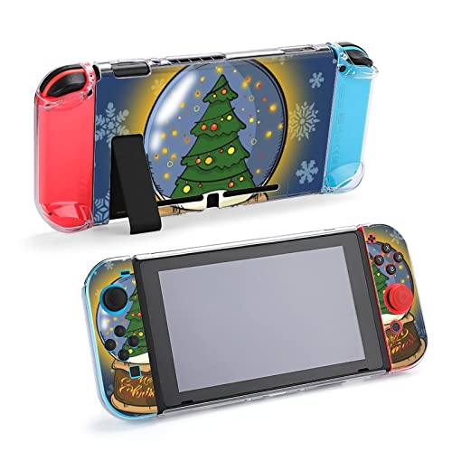 Заштита на заштитните куќи за Nintendos, Merry Christmas Ball Ball Switchs Console Console за анти-гребење со капки со 3 парчиња