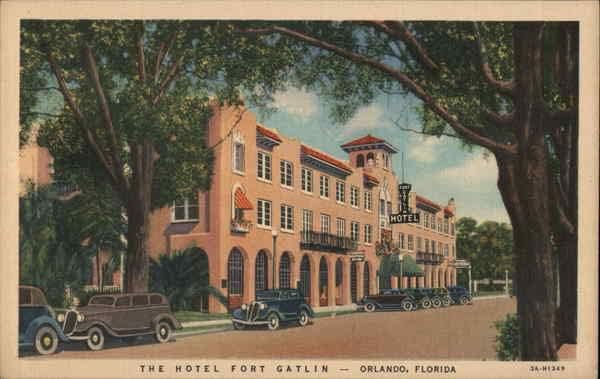 Хотелот Форт Гетлин. Орландо, Флорида Орландо Фл Оригинална Античка Разгледница
