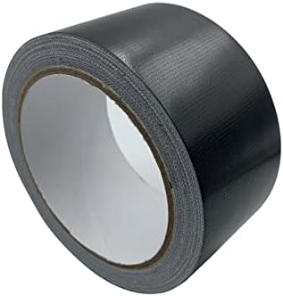 Доверба занаетчија црна ткаенина лента 2inch лента за црн канал тешка дуктичка за поправка на цевки за цевки