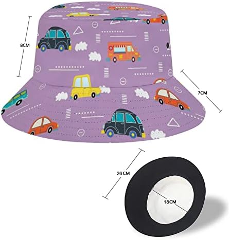 Автомобили и камиони капа за корпи за жени Унисекс памук широко Сонце капа на отворено летно патување пешачење капа за плажа
