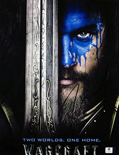 Тревис Фиммел потпиша автограмиран 11x14 Photo Warcraft Promo Poster GV848549